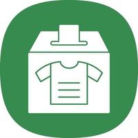design de ícone de vetor de doação de roupas