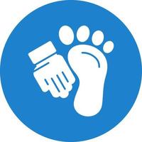 design de ícone de vetor de massagem nos pés
