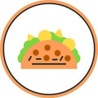 design de ícone de vetor de taco