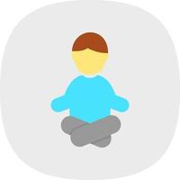 design de ícone de vetor de ioga