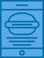 design de ícone de vetor de aplicativo de comida
