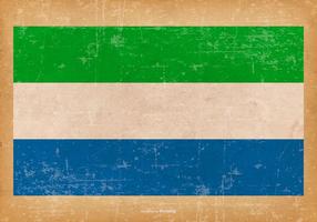 Grung Bandeira da Serra Leoa vetor
