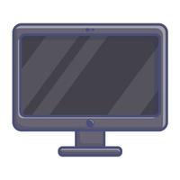 vetor ícone plano isolado da tela do computador ou monitor.