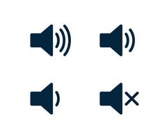 ícone de som. ícone de alto-falante. vetor de ícone de alto-falante. ícone de volume do alto-falante