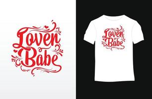 valentine dizendo e citar o design de t-shirt vetorial vetor