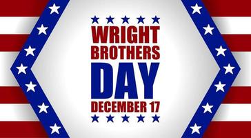 tema do dia dos irmãos wright. ilustração vetorial. adequado para cartaz, banners, fundo e cartão de felicitações. vetor