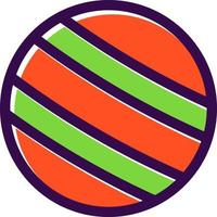 design de ícone de vetor de fitball