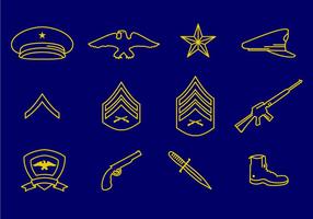 Vetores do Corpo Marinho dos Estados Unidos