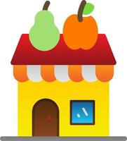 design de ícone de vetor de loja de frutas