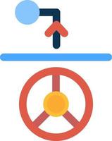 design de ícone de vetor de rota de condução