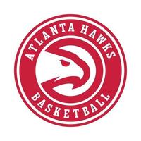 logotipo de basquete do atlanta hawks em fundo transparente vetor