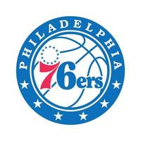 logotipo do philadelphia 76ers em fundo transparente vetor
