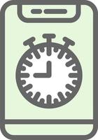 design de ícone de vetor de cronômetro