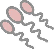 design de ícone de vetor de esperma