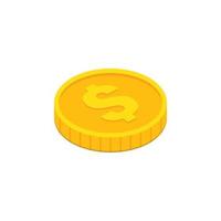 ícone de moeda em estilo simples. ilustração em vetor pilha de dinheiro em fundo branco isolado. conceito de negócio de sinal de moeda em dinheiro.