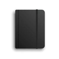 ícone de diário em estilo simples. ilustração em vetor notebook em fundo isolado. conceito de negócio de sinal de bloco de notas.