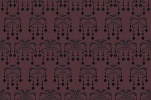 ikkat ou ikat damasco batik padrão têxtil sem costura design de vetor digital para impressão saree kurti borneo tecido borda pincel símbolos amostras elegantes