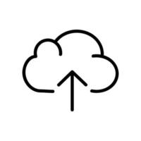 ícone de computação em nuvem vetor