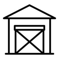 ícone da barra de rancho, estilo de estrutura de tópicos vetor