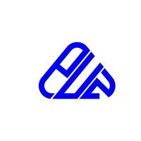 puz letter logo design criativo com gráfico vetorial, puz logotipo simples e moderno. vetor