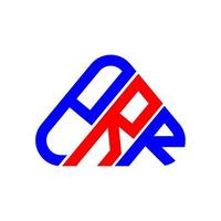 prr letter logo design criativo com gráfico vetorial, prr logotipo simples e moderno. vetor