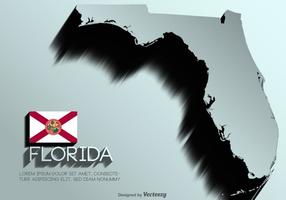 Mapa do vetor Florida