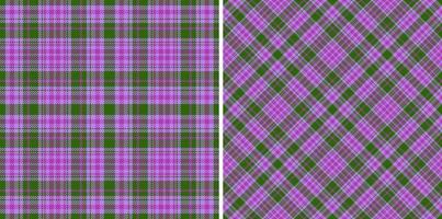 textura de tecido tartan. xadrez têxtil padrão. vetor de verificação de antecedentes sem emenda.