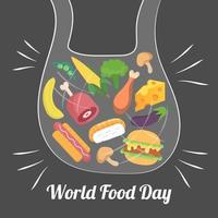 dia mundial da comida vetor