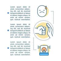 página do artigo sobre violência doméstica vetor