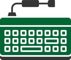 design de ícone criativo de teclado vetor