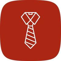 design de ícone criativo de gravata vetor