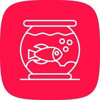 design de ícone criativo de aquário vetor