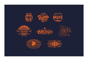 Logo e emblemas gratuitos do Bronx vetor