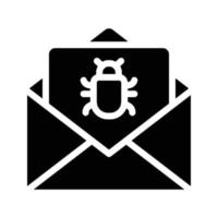 ilustração em vetor bug de e-mail em um icons.vector de qualidade background.premium para conceito e design gráfico.