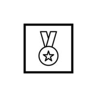 design de vetor de ícone de medalha