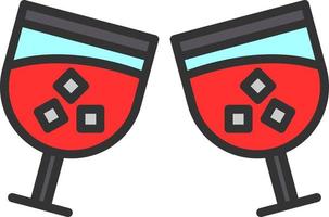 design de ícone de vetor de copos de bebida