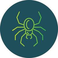 design de ícone criativo de aranha vetor