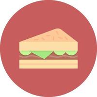 design de ícone criativo de sanduíche vetor