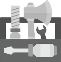 design de ícone criativo de caixa de ferramentas vetor