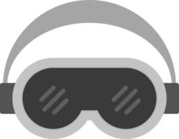 design de ícone criativo de óculos de esqui vetor