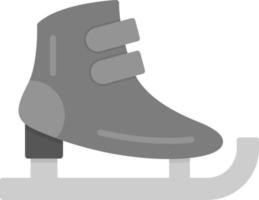 design de ícone criativo de patins de gelo vetor