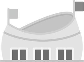design de ícone criativo do estádio vetor