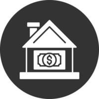 design de ícone criativo de preço de casa vetor