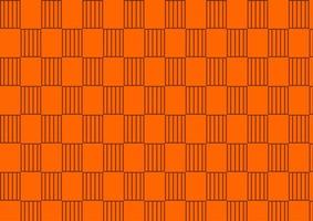 design de plano de fundo de papel de parede de padrão laranja de azulejo quadrado vetor