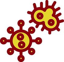 design de ícone de vetor de microorganismos