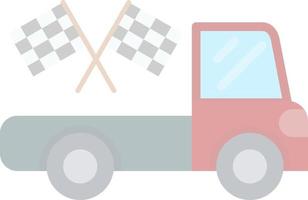 design de ícone de vetor de caminhão de corrida