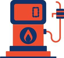 design de ícone criativo de posto de gasolina vetor