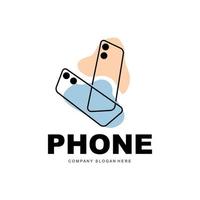 logotipo do smartphone, vetor de eletrônicos de comunicação, design de telefone moderno, para símbolo de marca da empresa