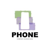 logotipo do smartphone, vetor de eletrônicos de comunicação, design de telefone moderno, para símbolo de marca da empresa