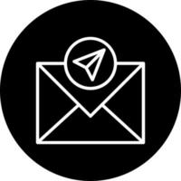 enviar ícone de vetor de e-mail